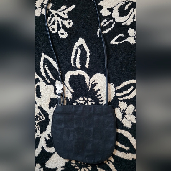 TOUS Vintage Minimalist Canvas Crossbody Bag, Teddy Bear Bag Charm - Picture 11 of 16